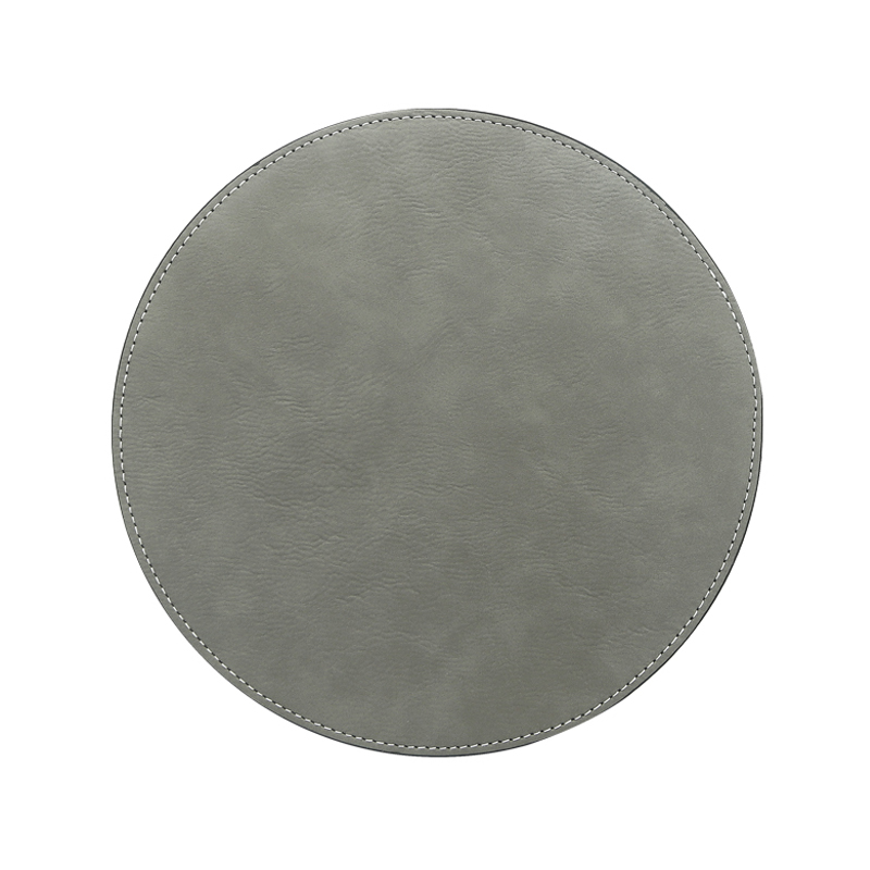 Lézerezhető műbőr kerek egérpad 20*20cm