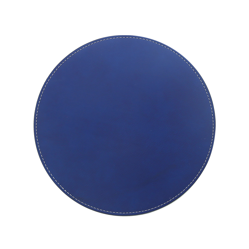 Lézerezhető műbőr kerek egérpad 20*20cm