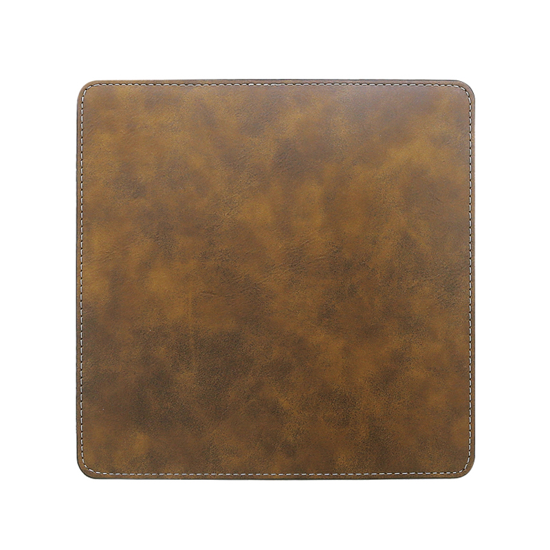 Lézerezhető műbőr négyzet alakú egérpad 20*20cm