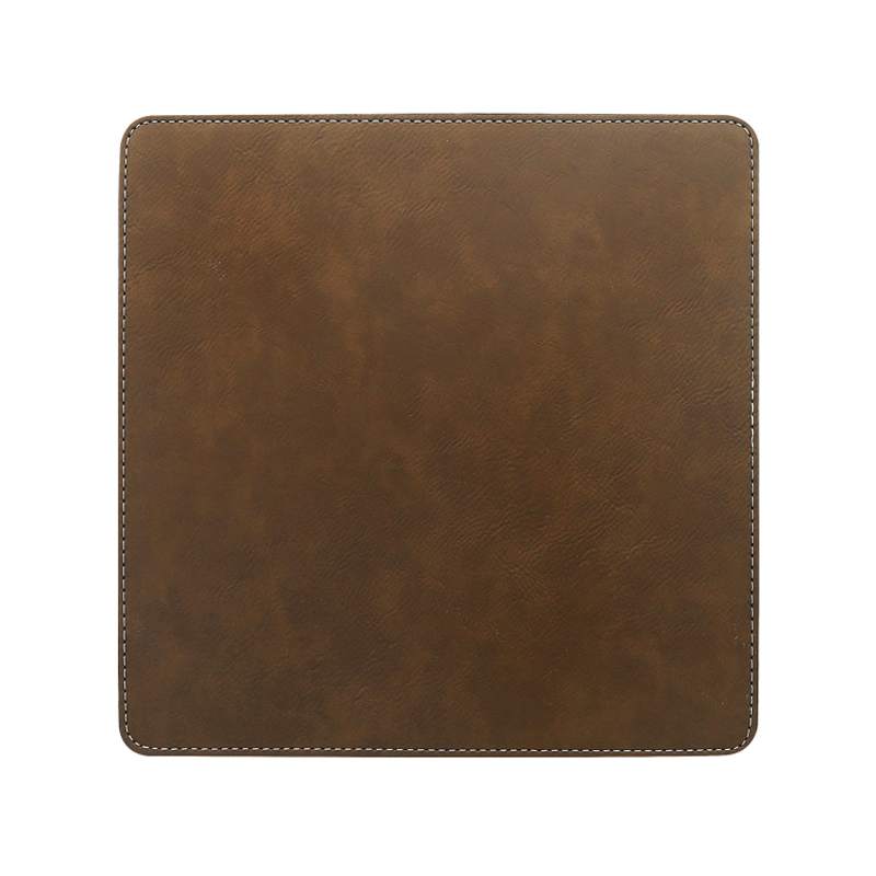 Lézerezhető műbőr négyzet alakú egérpad 20*20cm