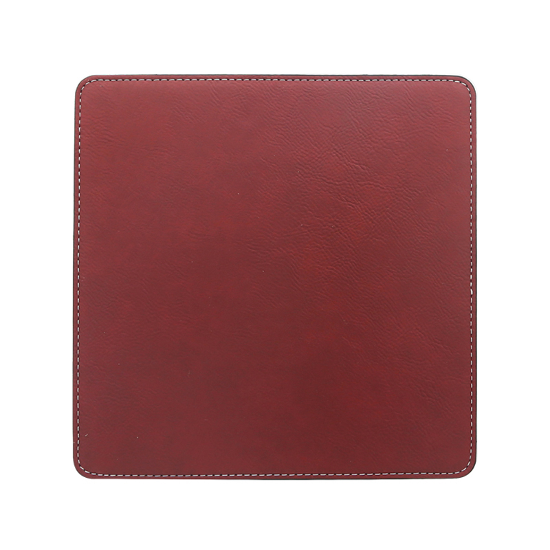 Lézerezhető műbőr négyzet alakú egérpad 20*20cm
