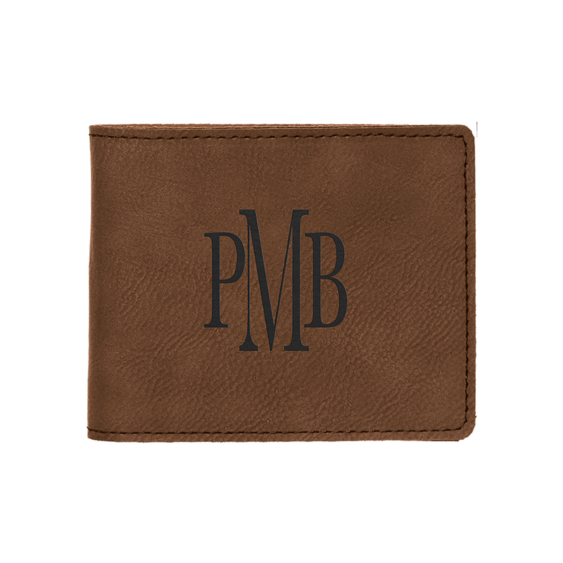 Lézerezhető műbőr bifold pénztárca