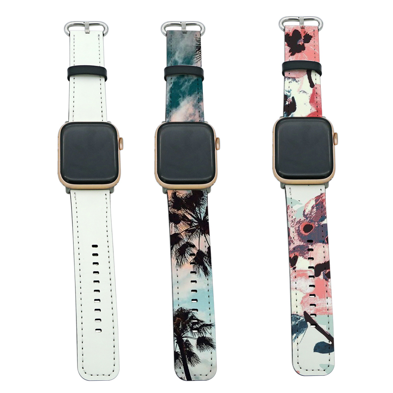Szublimációs PU bőr Apple iWatch szíjak 4/5-40 mm-es sorozathoz