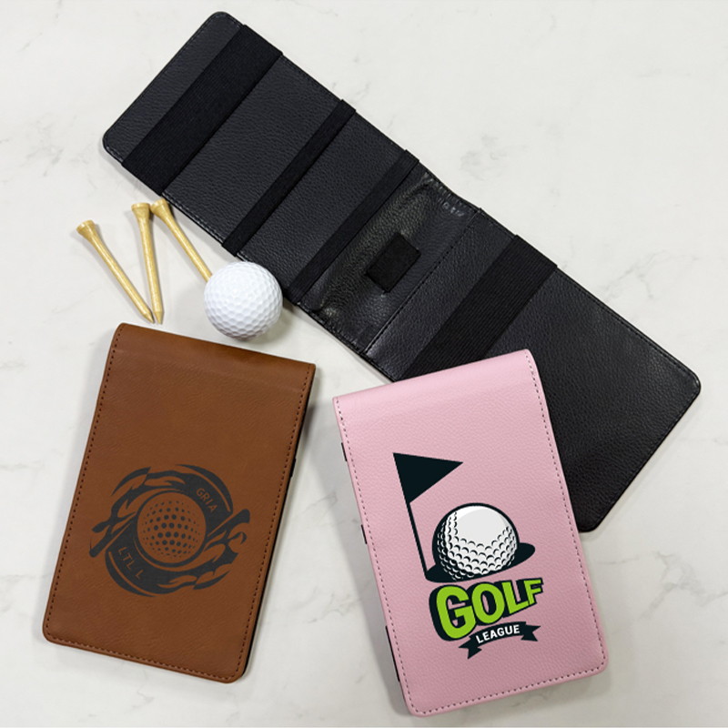 Szublimációs műbőr Golf Scorecard tartó