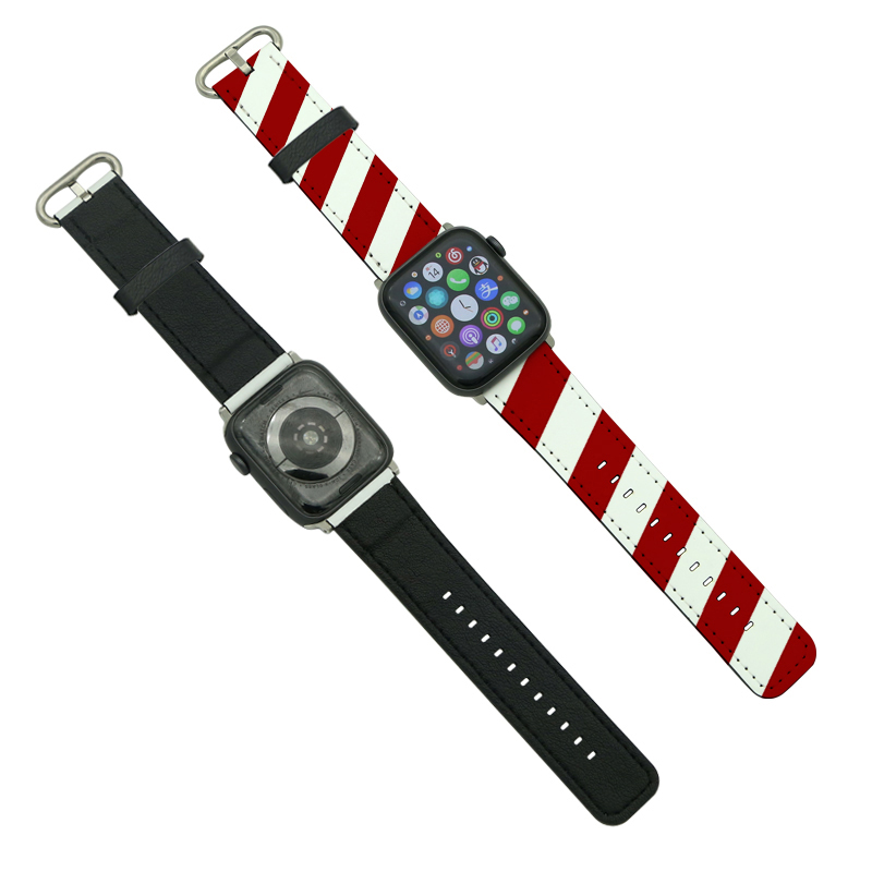 Szublimációs PU bőr Apple óraszíjak 1/2/3-38mm sorozathoz