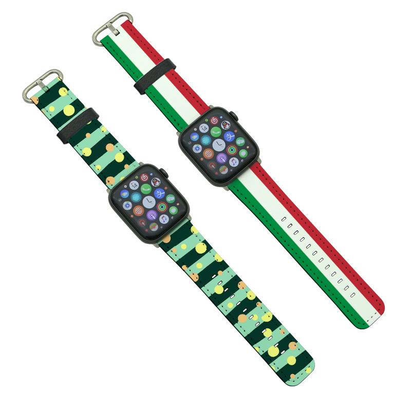 Szublimációs PU bőr Apple óraszíjak 1/2/3-38mm sorozathoz