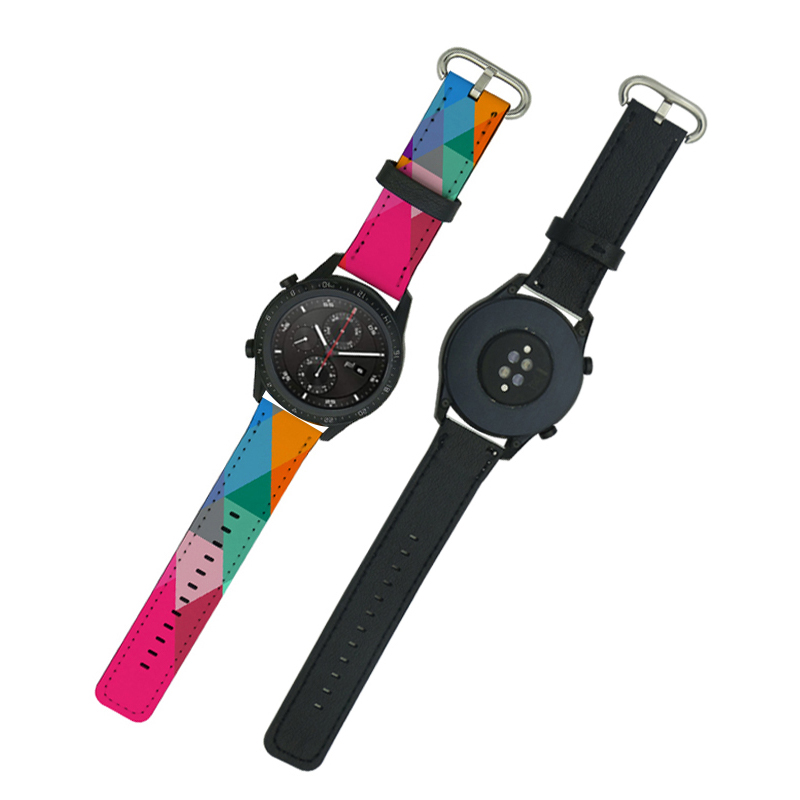 Szublimációs PU bőr Samsung/Huawei óraszíjak 20mm