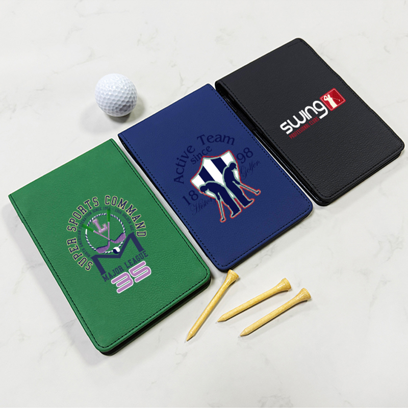Szublimációs műbőr Golf Scorecard tartó