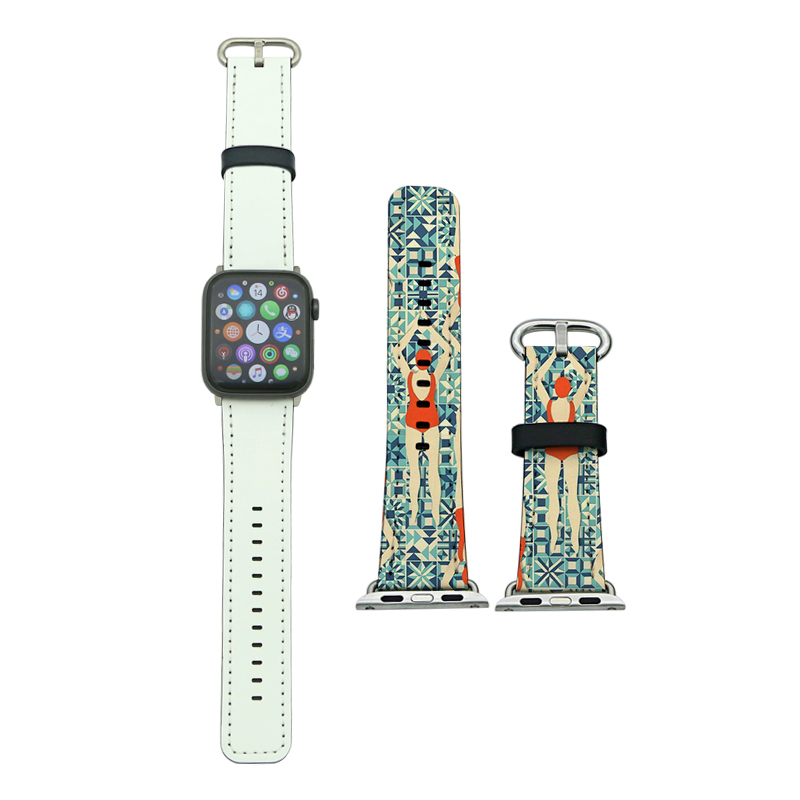 Szublimációs PU bőr Apple iWatch szíjak 4/5-40 mm-es sorozathoz