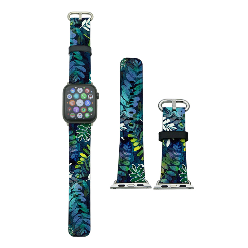 Szublimációs PU bőr Apple iWatch szíjak 4/5-44 mm-es sorozathoz
